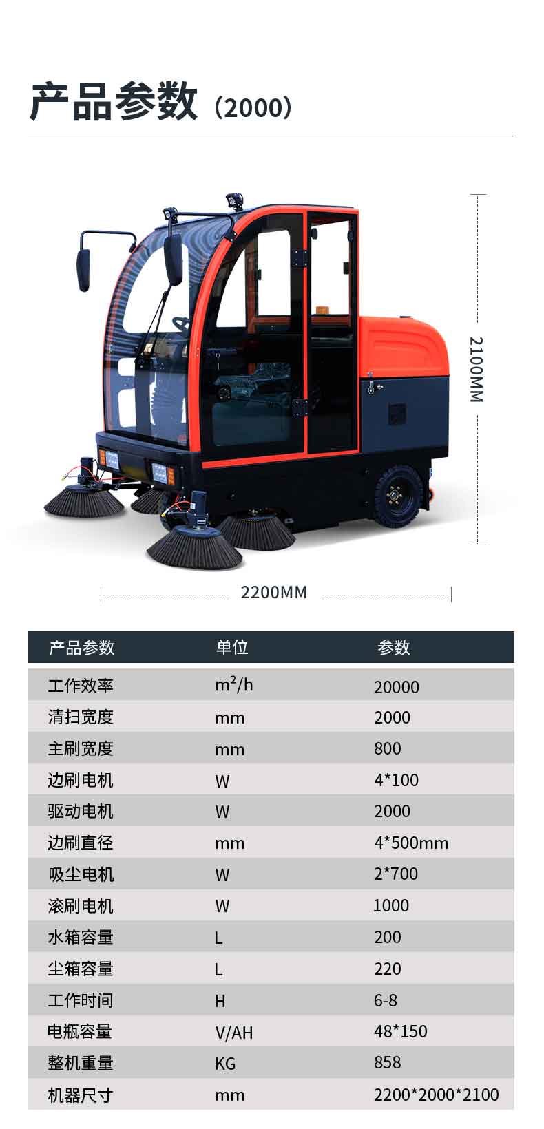 TBS-2000掃地車